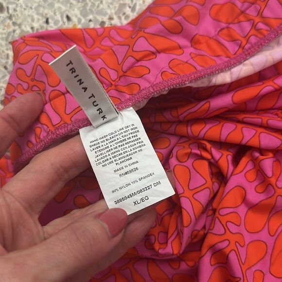 Trina Turk Swim trellis coverup pants XL - Picture 6 of 8